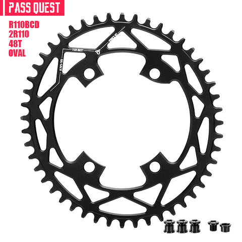 SHIMANO 110BCD R8000 R7000 (4-bolt ) Oval Hollow Narrow Wide Chainring