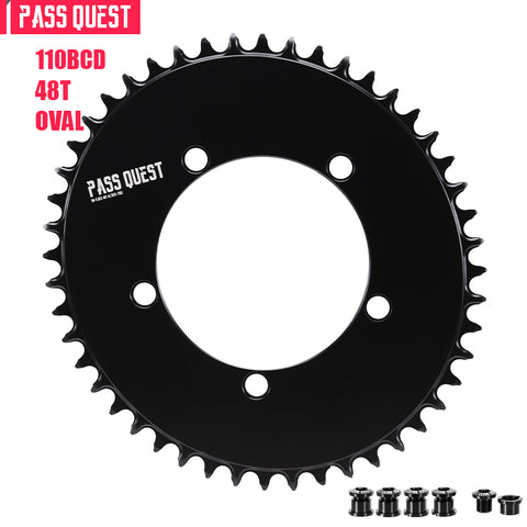 110 BCD (5-bolt AERO) Oval Road Bike Fold Bike Narrow Wide Chainring