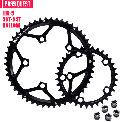 110BCD (5-bolt AERO) 2X Sprocket Round Road Bike Foldable Bicycle 11/12 speed