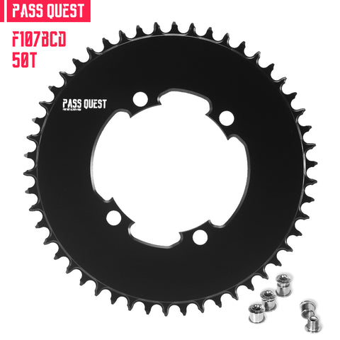 PASS QUEST For SRAM FORCE 107BCD Round AERO Narrow Wide Chainring