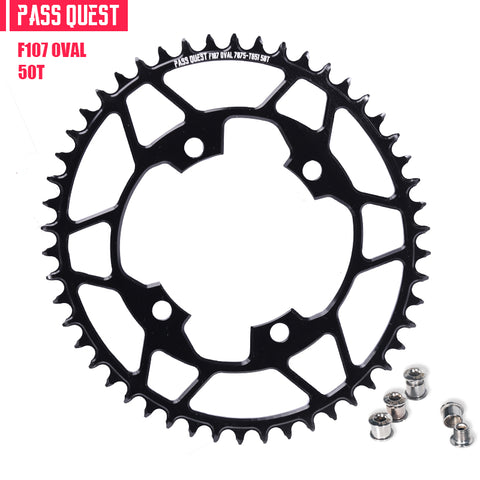 PASS QUEST For SRAM FORCE 107BCD Oval Narrow Wide Chainring