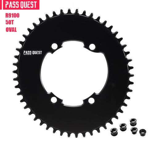 SHIMANO 110 BCD R9100 (4-bolt AERO) Oval Narrow Wide Chainring