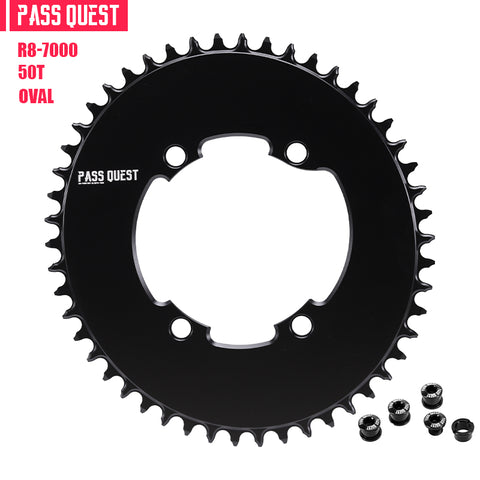 SHIMANO 110BCD R8000 R7000 (4-bolt AERO) Oval Narrow Wide Chainring