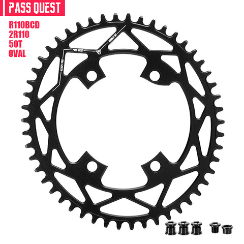 SHIMANO 110BCD R8000 R7000 (4-bolt ) Oval Hollow Narrow Wide Chainring