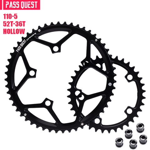 110BCD (5-bolt AERO) 2X Sprocket Round Road Bike Foldable Bicycle 11/12 speed