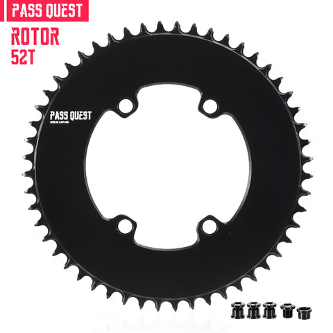 PASS QUEST For ROTOR 110BCD Round AERO Narrow Wide Chainring