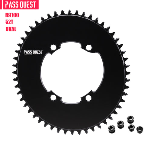 SHIMANO 110 BCD R9100 (4-bolt AERO) Oval Narrow Wide Chainring