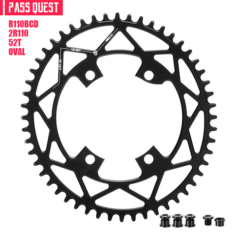 SHIMANO 110BCD R8000 R7000 (4-bolt ) Oval Hollow Narrow Wide Chainring