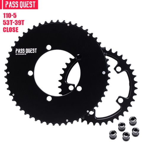 110BCD (5-bolt AERO) 2X Sprocket Round Road Bike Foldable Bicycle 11/12 speed