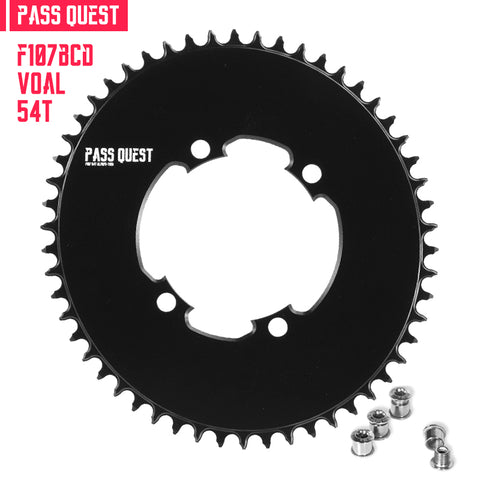 PASS QUEST For SRAM FORCE 107BCD Oval AERO Narrow Wide Chainring