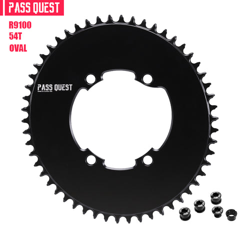 SHIMANO 110 BCD R9100 (4-bolt AERO) Oval Narrow Wide Chainring