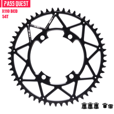 SHIMANO X110 BCD (4-bolt Hollow) Oval/Round Narrow Wide Chainring