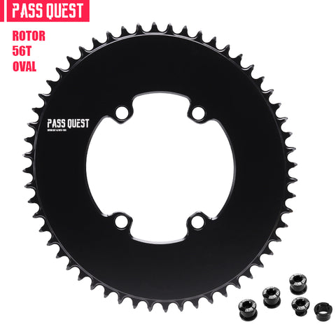 PASS QUEST For ROTOR 110BCD Oval AERO Narrow Wide Chainring