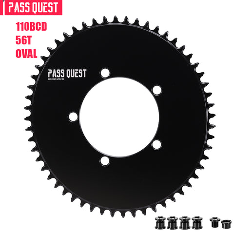 110 BCD (5-bolt AERO) Oval Road Bike Fold Bike Narrow Wide Chainring