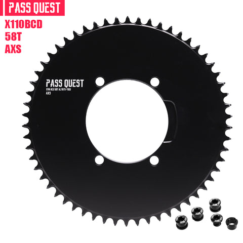 PASS QUEST Adapter Converter for RACEFACE/EASTON to 110BCD 4 claw AXS