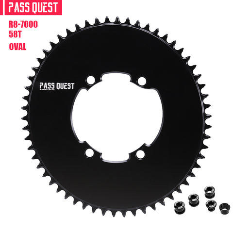 SHIMANO 110BCD R8000 R7000 (4-bolt AERO) Oval Narrow Wide Chainring