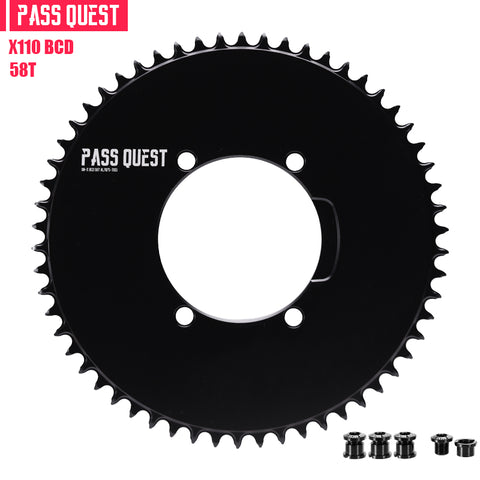 SHIMANO X110BCD (4-bolt AERO) Oval/ Round Narrow Wide Chainring