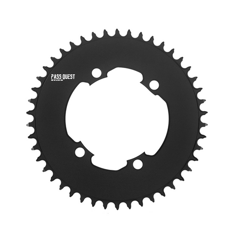 PASS QUEST For SRAM RIVAL 107BCD (4-bolt) Oval AERO Narrow Wide Chainring