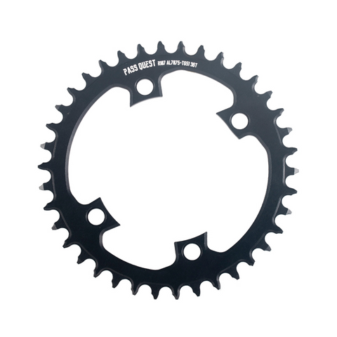PASS QUEST For SRAM RIVAL 107BCD (4-bolt) Round Narrow Wide Chainring