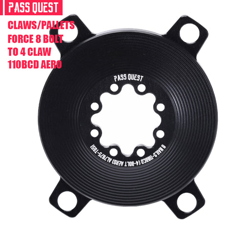 PASS QUEST Adapter Converter for FORCE 8 bolt to 110BCD AXS 12s