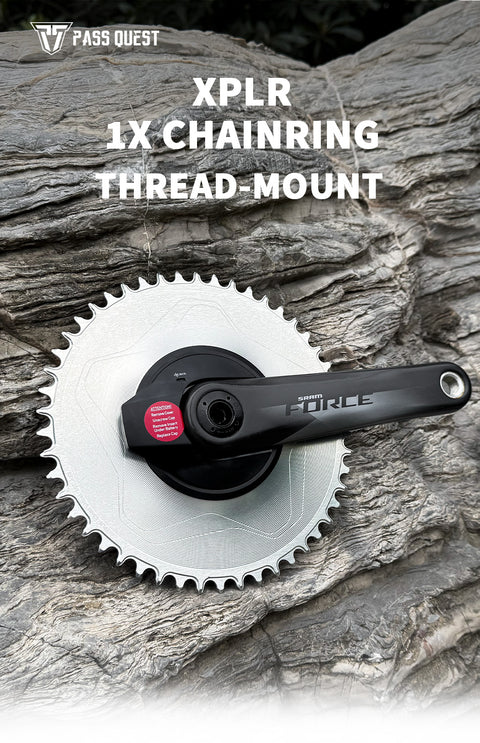 PASS QUEST XPLR thread-mount AXS 12/13s Narrow Wide Chainring 30-62T