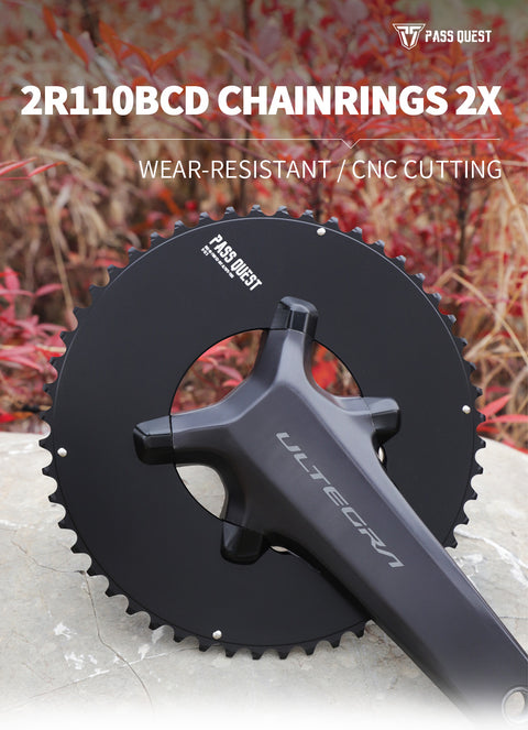 110BCD 2X R9200 R8100 R7100 Sprocket AERO Crankshaft set Road bike Gravel bike 11-12S