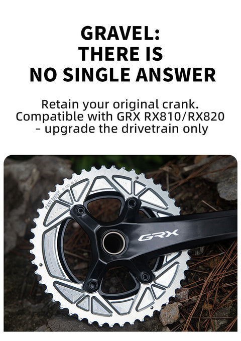 SHIMANO 2X GRX 110BCD Sprocket Crankshaft set Gravel bike 11-12S