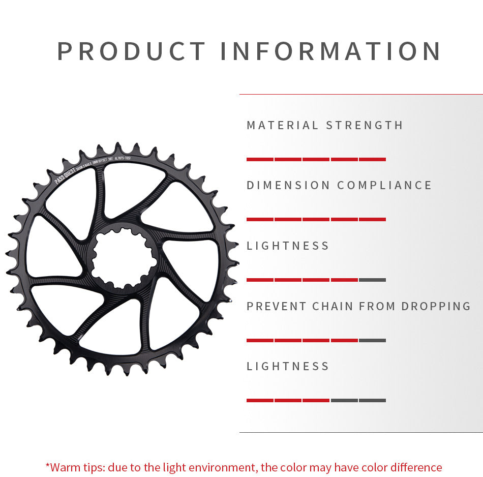 SRAM 3 Bolt (3mm offset) Round Hollow Narrow Wide Chainring – PASS