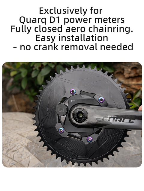 PASS QUEST SPRILL F107BCD 3mm offset AXS (4-bolt AERO) Round  Narrow Wide Chainring（副本）