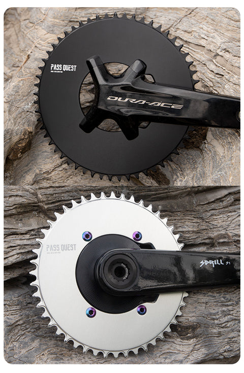 SHIMANO 110BCD Universal AERO Round Narrow Wide Chainring 44-60T