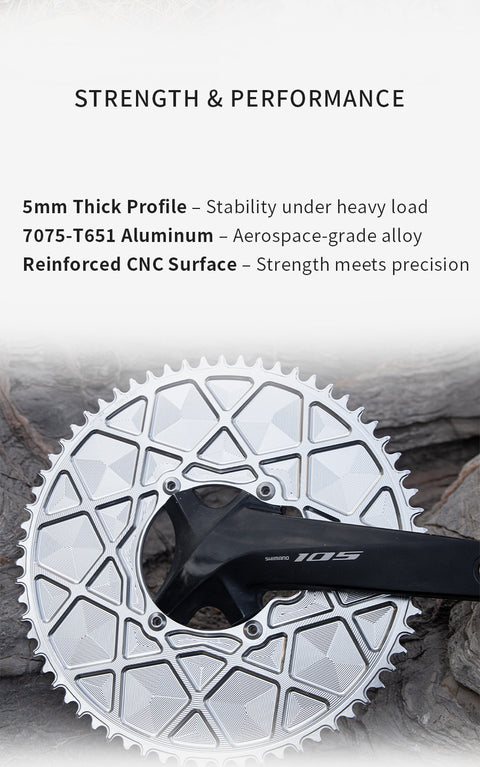SHIMANO R8000 R7000 R9100 110BCD High strength AERO Narrow Wide Chainring