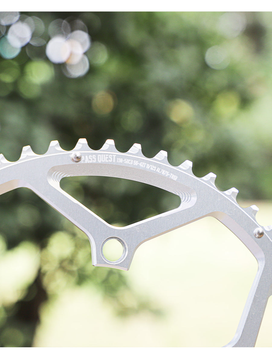 130BCD (5-bolt HOLLOW) 2X Sprocket Round Road Bike Foldable Bicycle 11-12 speed  Gravel bike