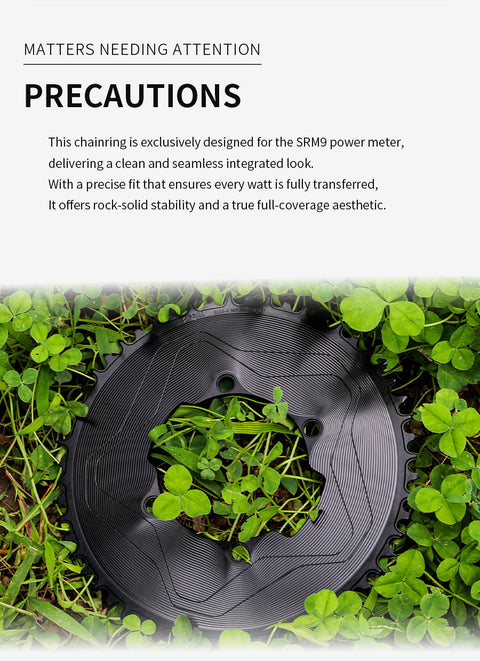 SRAM SRM 110BCD 3mm offset AERO Narrow Wide Chainring 46-58T