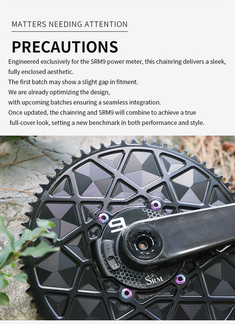 SRAM SRM 110BCD  High strength AERO Narrow Wide Chainring 54-66T