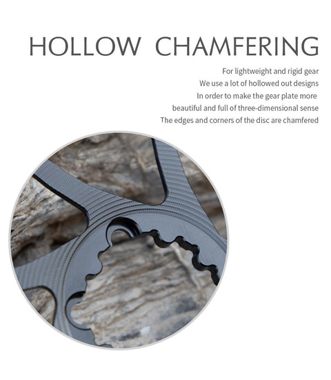 SRAM 3 Bolt (3mm offset) Round Hollow Narrow Wide Chainring