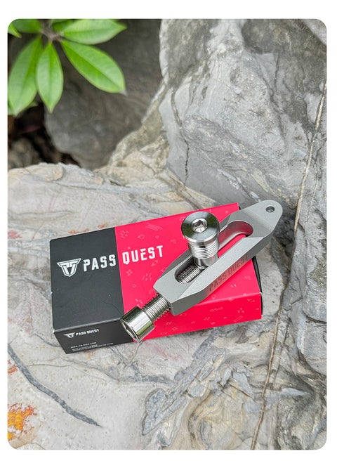 PASS QUEST Red Xplr Power Meter Chainring Disassembly tools