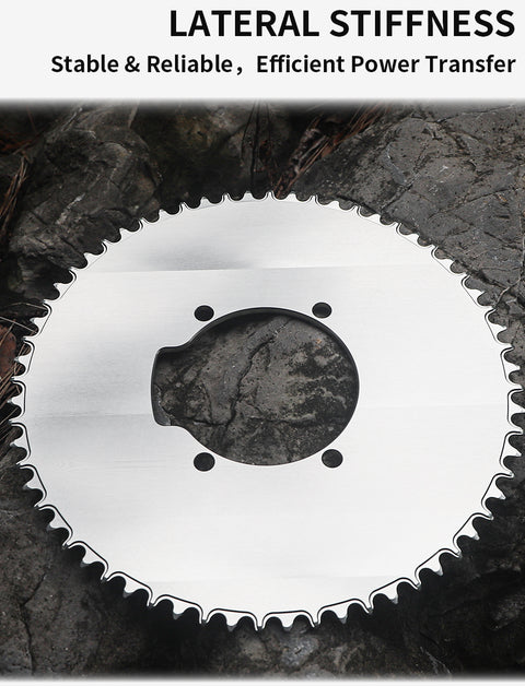 PASS QUEST X110BCD High strength AERO Texture Narrow Wide Chainring 54-66T