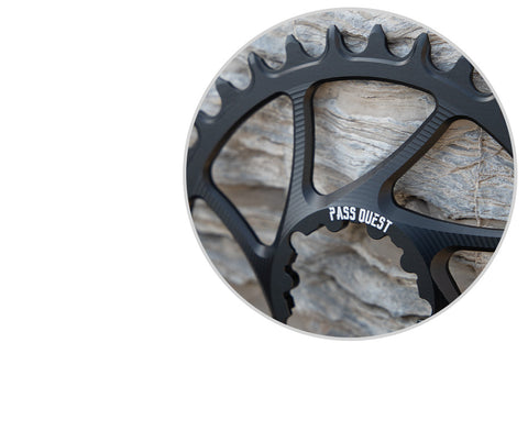 SRAM 3 Bolt (3mm offset) Round Hollow Narrow Wide Chainring