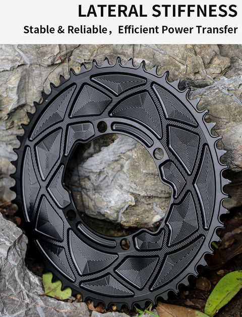 SRAM SRM 110BCD 3mm offset AERO Narrow Wide Chainring 46-58T