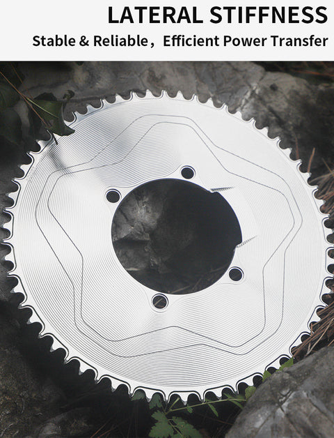 PASS QUEST X110BCD High strength AERO STAR Narrow Wide Chainring 56-66T