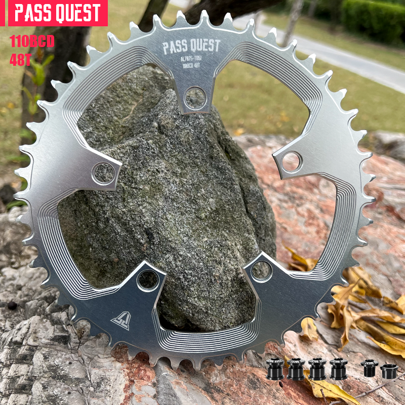 110BCD (5-bolt Hollow) Round Road Bike Narrow Wide Chainring