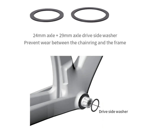 110BCD 2X R9200 R8100 R7100 Sprocket AERO Crankshaft set Road bike Gravel bike 11-12S