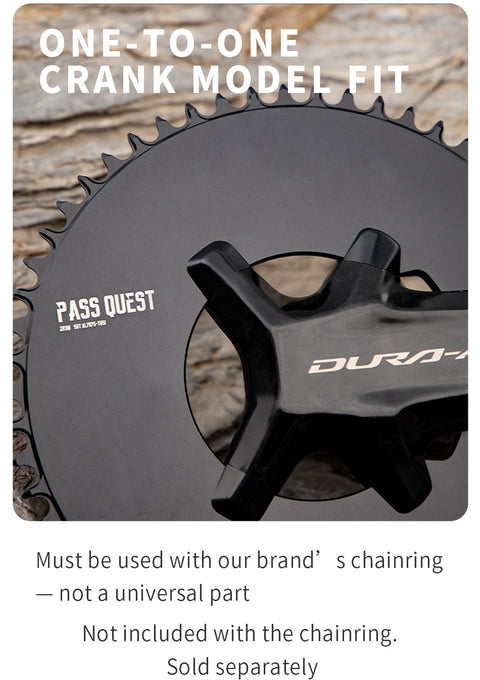 SHIMANO 110BCD Universal AERO Round Narrow Wide Chainring 44-60T