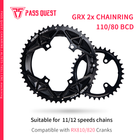 SHIMANO 2X GRX 110BCD Sprocket Crankshaft set Gravel bike 11-12S