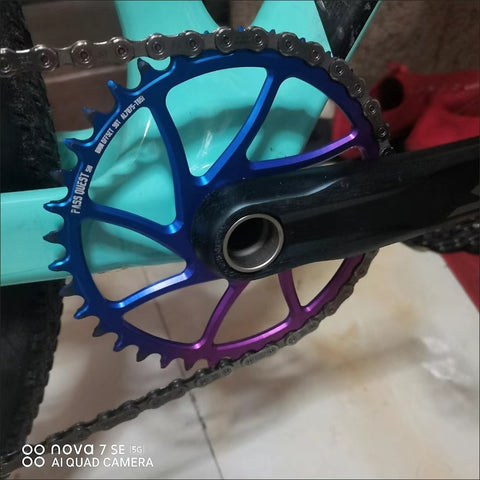 SHIMANO (0mm offset) Hollow Fade color Narrow Wide Chainring