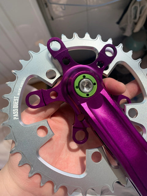 PASS QUEST 94BCD (5-bolt)  Hollow Round Narrow Wide Chainring