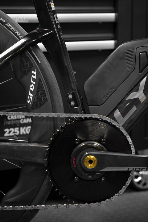 PASS QUEST SPRILL X110BCD 3mm offset AXS (4-bolt AERO) Round  Narrow Wide Chainring