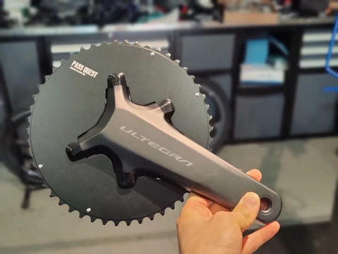 SHIMANO 2X 110BCD Checkerboard/Devil smiley Road/Gravel bike 11-12s