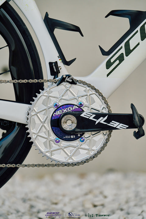PASS QUEST X110BCD High strength AERO Texture Narrow Wide Chainring 54-66T