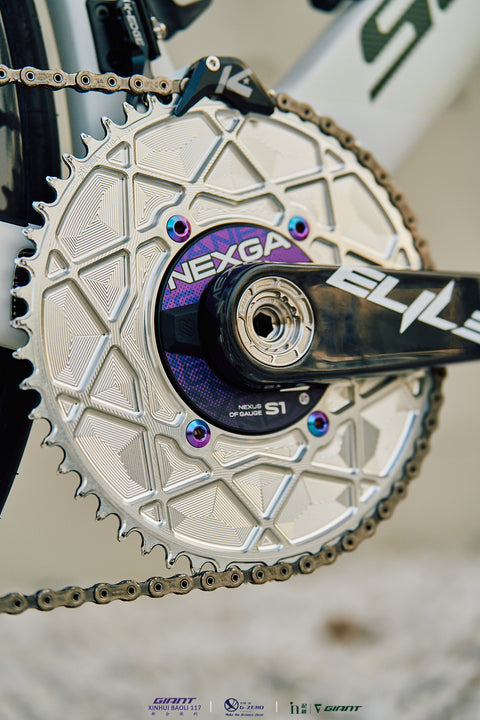 PASS QUEST X110BCD High strength AERO Texture Narrow Wide Chainring 54-66T